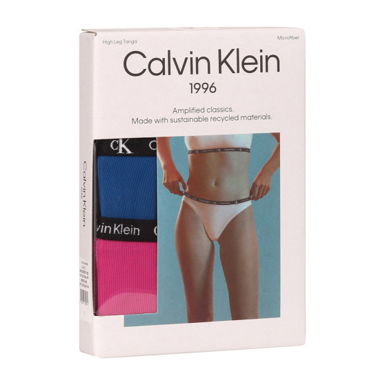 2PACK Бразилски бикини за жени Calvin Klein многоцветни (QD5037E-C0Z)