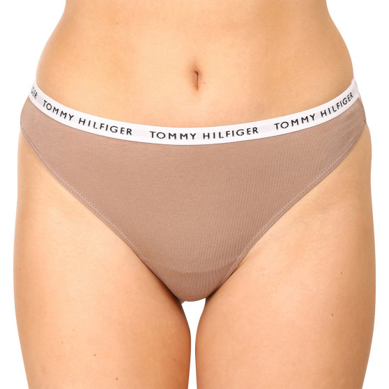 3PACK Дамски стрингове Tommy Hilfiger многоцветен (UW0UW02829 0R1)