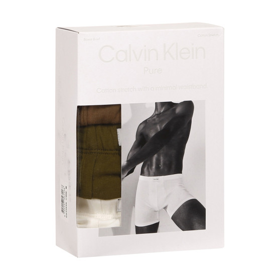 3PACK Мъжки боксерки Calvin Klein многоцветен (NB3263A-CBW)