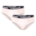 2PACK Мъжки слипове HEAD бяла (100001753 004)