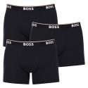 3PACK Мъжки боксерки BOSS тъмно синьо (50475282 480)