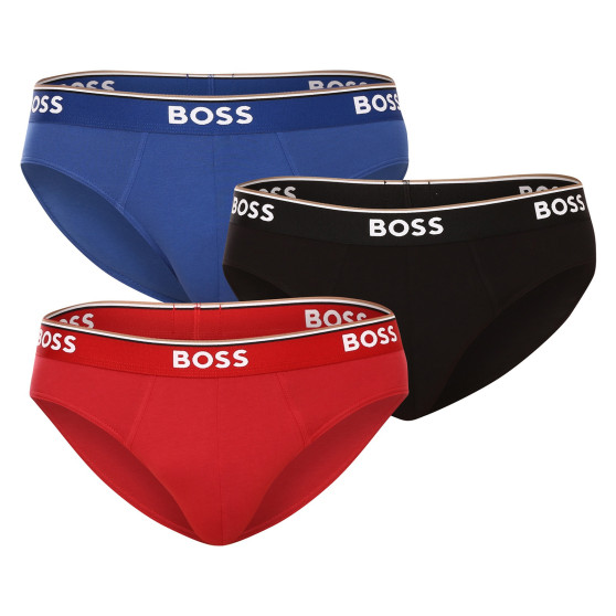 3PACK Мъжки слипове BOSS многоцветен (50475273 962)