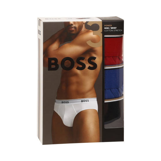 3PACK Мъжки слипове BOSS многоцветен (50475273 962)