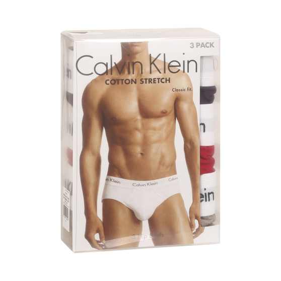 3PACK Мъжки слипове Calvin Klein многоцветен (U2661G-CAK)