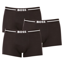 3PACK Мъжки боксерки BOSS черено (50473916 001)