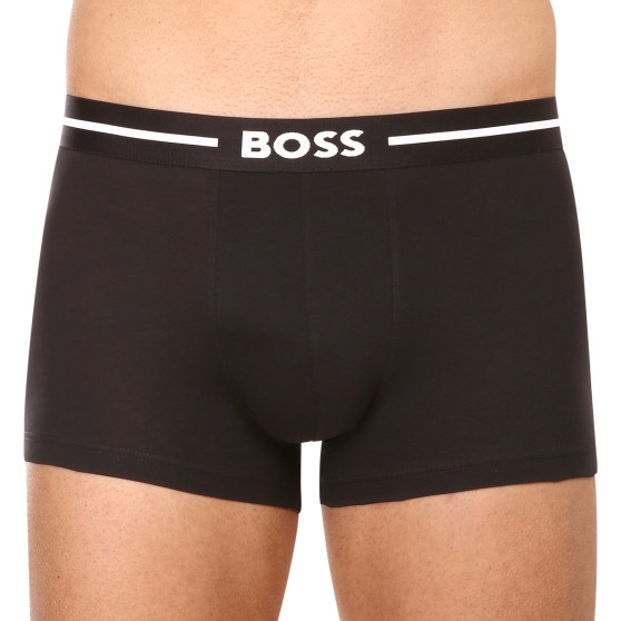 3PACK Мъжки боксерки BOSS черено (50473916 001)