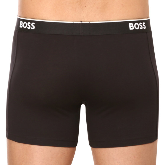 3PACK Мъжки боксерки BOSS черено (50475282 001)