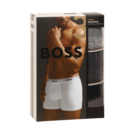 3PACK Мъжки боксерки BOSS многоцветен (50475282 061)