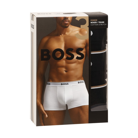 3PACK Мъжки боксерки BOSS черено (50475274 001)