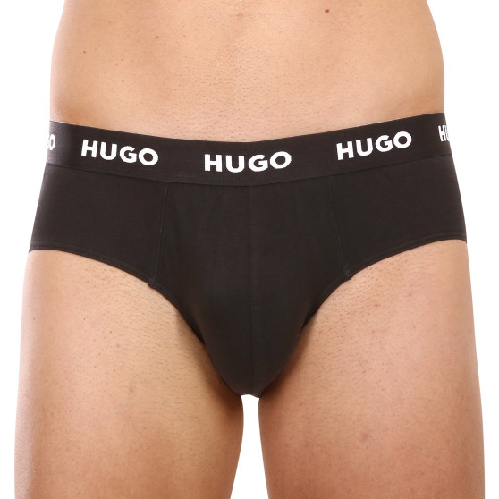 3PACK мъжки слипове HUGO черено (50469763 001)