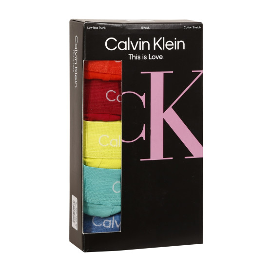 5PACK Мъжки боксерки Calvin Klein многоцветен (NB1348A-BNG)