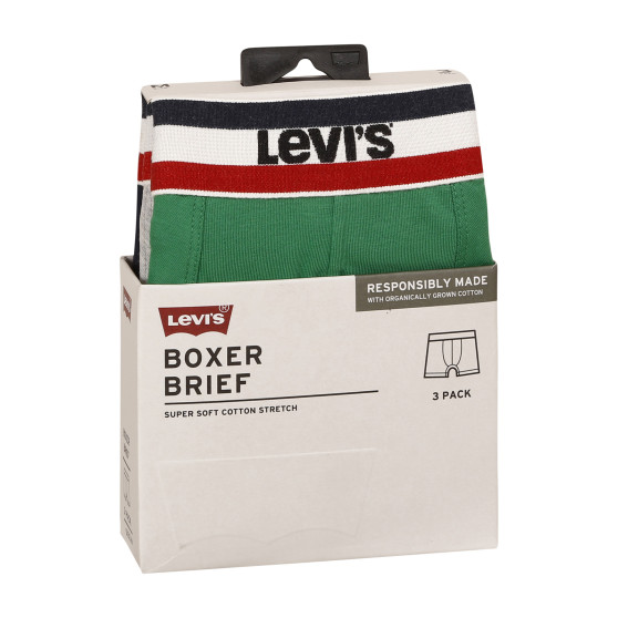 3PACK Мъжки боксерки Levis многоцветен (100002870 008)