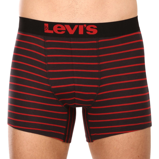 2PACK Мъжки боксерки Levis черено (905011001 786)