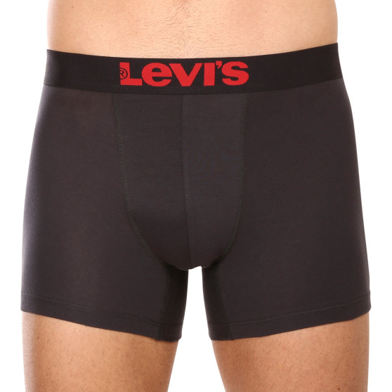 2PACK Мъжки боксерки Levis черено (905011001 786)