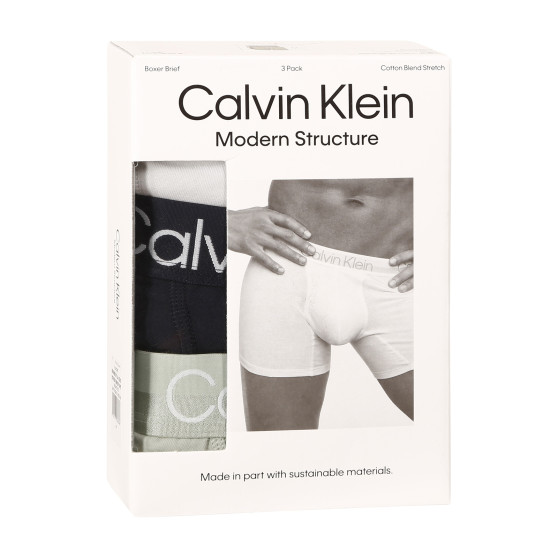 3PACK Мъжки боксерки Calvin Klein многоцветен (NB2971A-CBC)