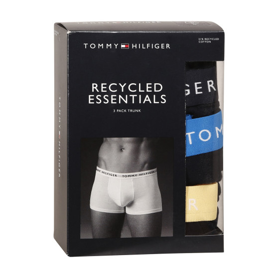 3PACK Мъжки боксерки Tommy Hilfiger тъмно синьо (UM0UM02324 0X0)