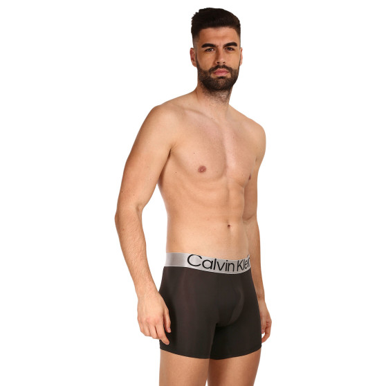 3PACK Мъжки боксерки Calvin Klein черено (NB3075A-7V1)