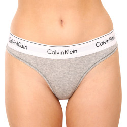 Дамски стрингове Calvin Klein сив (F3786E-020)