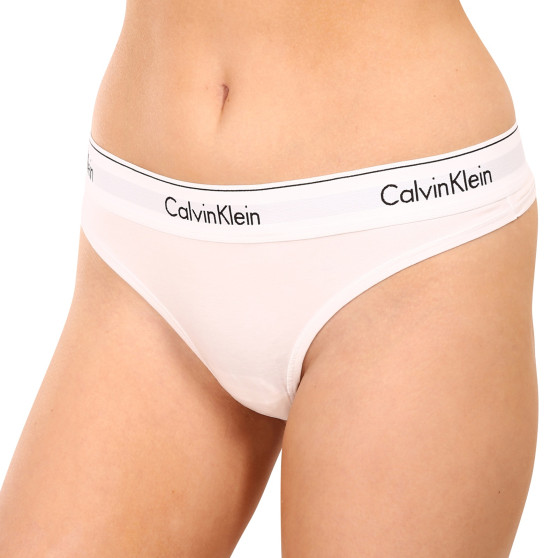 Дамски стрингове Calvin Klein бяла (F3786E-100)