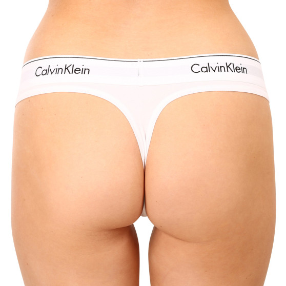 Дамски стрингове Calvin Klein бяла (F3786E-100)