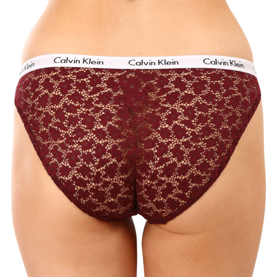 3PACK дамски бикини Calvin Klein извънгабаритен multicolour (QD3975E-BP7)