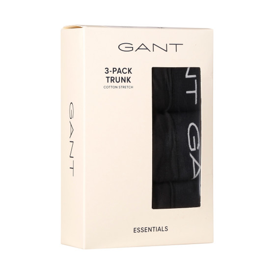 3PACK Мъжки боксерки Gant черено (900013003-005)