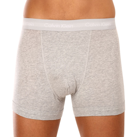 3PACK Мъжки боксерки Calvin Klein сиво (U2662G-080)