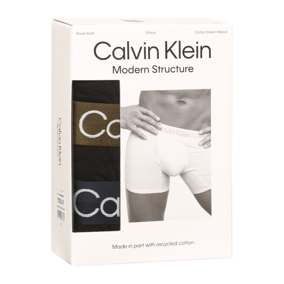 3PACK Мъжки боксерки Calvin Klein черено (NB2971A-GZ5)