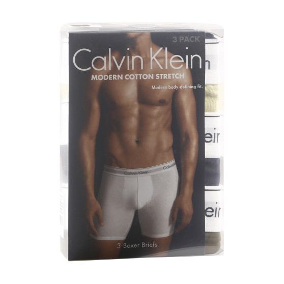 3PACK Мъжки боксерки Calvin Klein многоцветен (NB2381A-GW2)