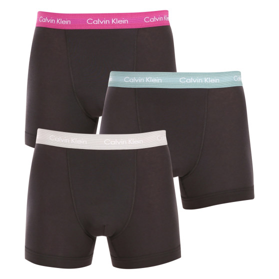 3PACK Мъжки боксерки Calvin Klein черено (U2662G-H53)