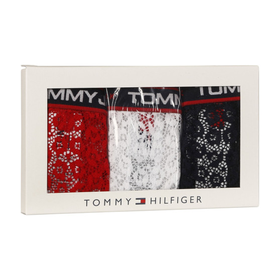 3PACK Дамски стрингове Tommy Hilfiger многоцветен (UW0UW04714 0WE)