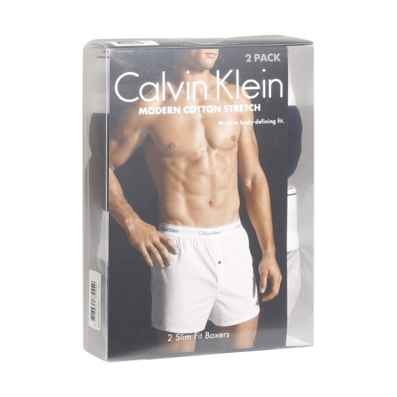 2PACK Мъжки боксерки Calvin Klein многоцветен (NB1396A-BHY)