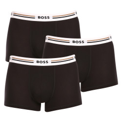 3PACK Мъжки боксерки BOSS черено (50492200 001)