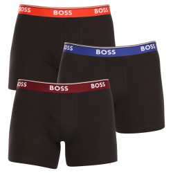 3PACK Мъжки боксерки BOSS черено (50499441 972)