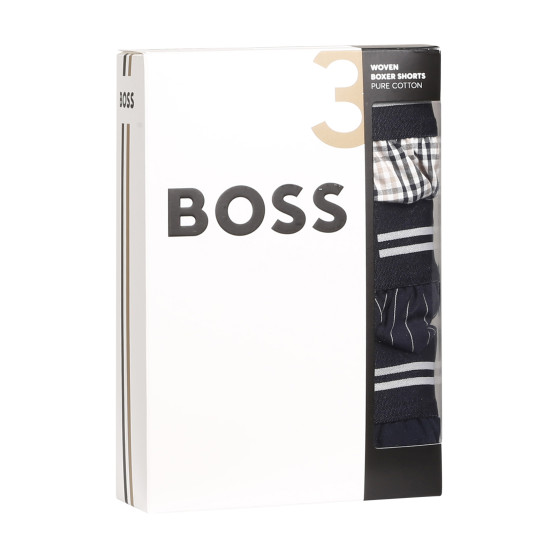 3PACK Мъжки боксерки BOSS многоцветен (50480034 275)