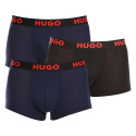 3PACK Мъжки боксерки HUGO многоцветен (50496723 406)