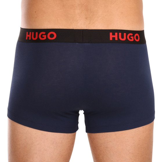 3PACK Мъжки боксерки HUGO многоцветен (50496723 406)