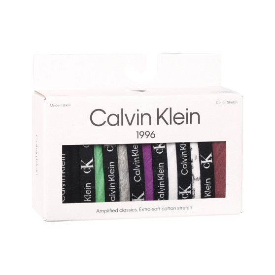 7PACK дамски бикини Calvin Klein multicolour (QD3993E-IBF)