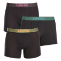 3PACK Мъжки боксерки Levis черено (701224662 001)