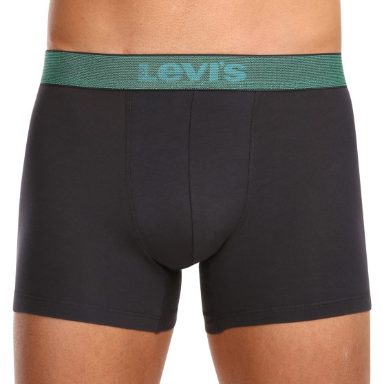 3PACK Мъжки боксерки Levis черено (701224662 001)