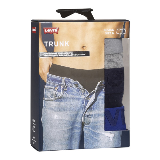 3PACK Мъжки боксерки Levis многоцветен (905042001 022)