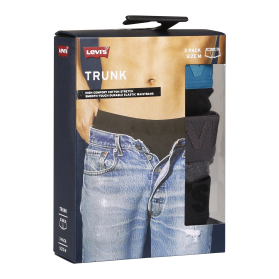 3PACK Мъжки боксерки Levis многоцветен (905042001 023)