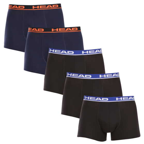 5PACK Мъжки боксерки HEAD в многоцветен цвят (701203974 022)