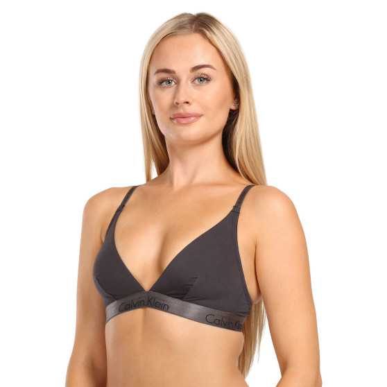 Дамски спортен сутиен Calvin Klein сив (F3762E-SBG)