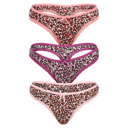 3PACK дамски стрингове Fine woman multicolour (808-B)