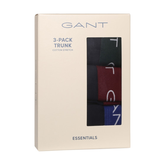 3PACK Мъжки боксерки Gant blue (902333003-604)