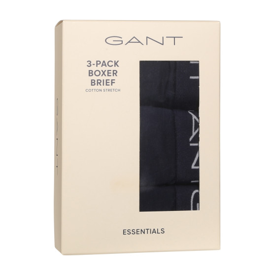 3PACK Мъжки боксерки Gant blue (900013004-410)