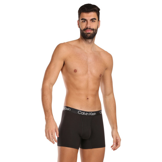 3PACK Мъжки боксерки Calvin Klein черено (NB2971A-7VI)