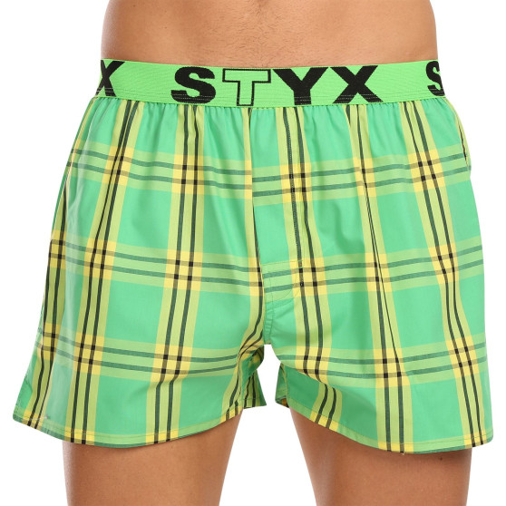 10PACK Мъжки боксерки Styx спортна гума (10B111234567890)