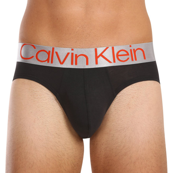 3PACK мъжки слипове Calvin Klein черено (NB3129A-GTB)